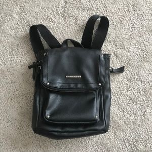 Black Mini Backpack